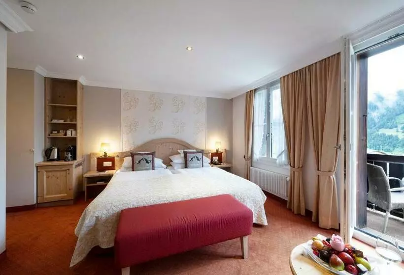 اتاق سوپریور با چشمانداز, Romantik Hotel Schweizerhof