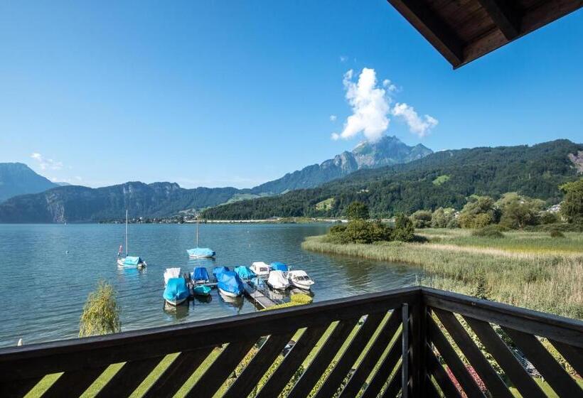 غرفة قياسية مطلّة علي البحيرة, Seehotel Sternen