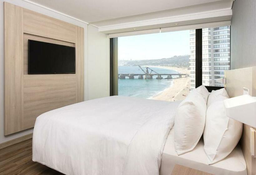 غرفة ديلوكس مطلّة علي البحر, Pullman Vina Del Mar San Martín