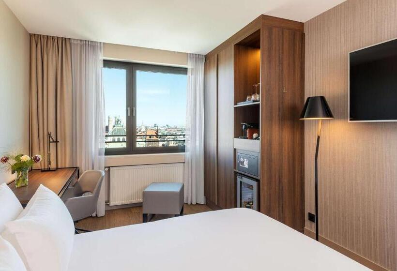 Quarto Superior Vista Cidade, NH Collection Munchen Bavaria