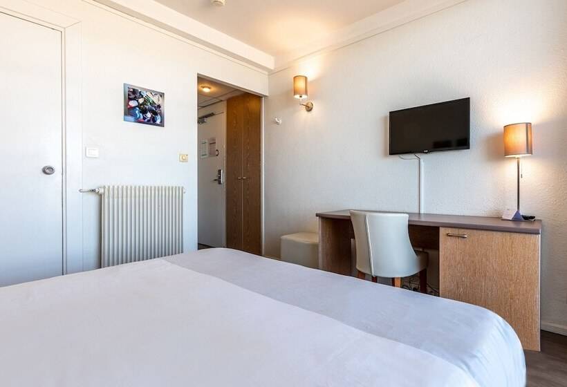 オーシャンビュースタンダードルームバルコニー付き, Hôtel Propriano Arena Bianca