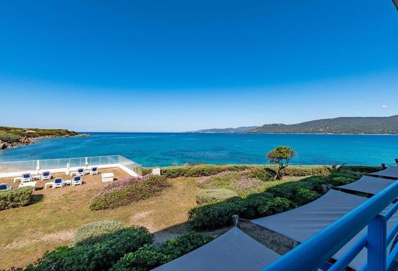 オーシャンビュースタンダードルームバルコニー付き, Hôtel Propriano Arena Bianca