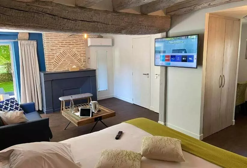 テラス付きジュニアスイート, Auberge De La Caillère