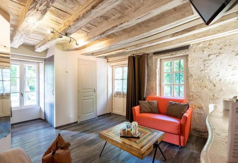 חדר סופריור עם טרסה, Auberge De La Caillère