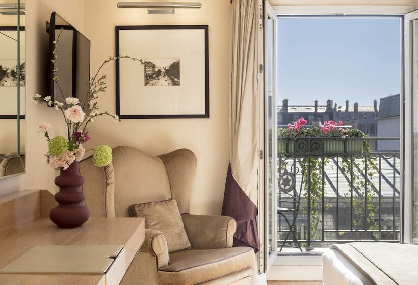 バルコニー付きデラックスルーム, Castille Paris – Starhotels Collezione
