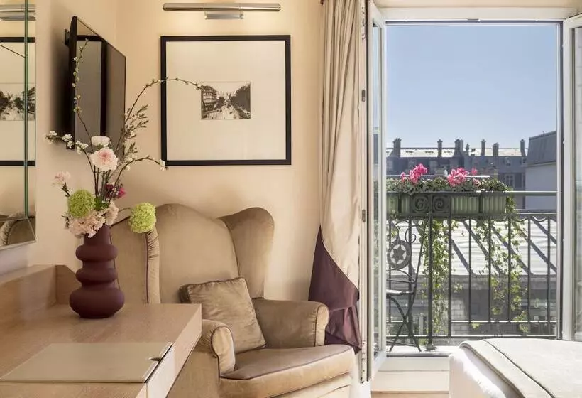 バルコニー付きデラックスルーム, Castille Paris – Starhotels Collezione
