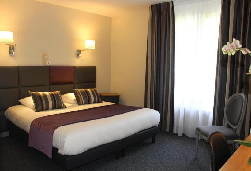 Номер Комфорт, Hôtel Spa & Restaurant ô Pervenches