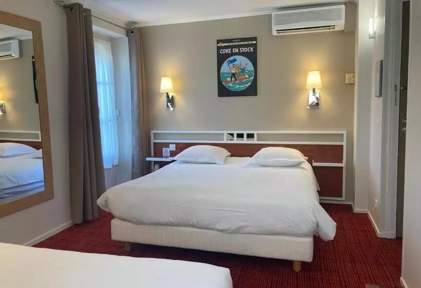 اتاق استاندارد سه نفره, Logis Hôtel Restaurant Le Monarque