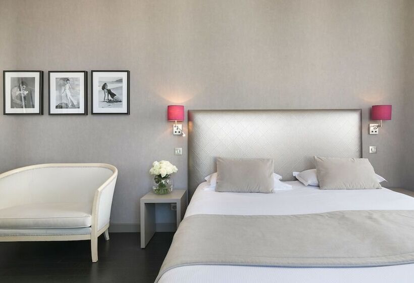 חדר דלוקס נוף לים, The Originals Boutique, Hôtel Des Orangers, Cannes