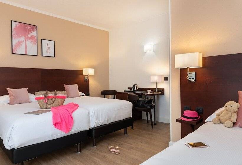 חדר דלוקס לשלושה, The Originals Boutique, Hôtel Des Orangers, Cannes