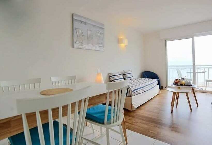 침실 1개 바다 전망 아파트, De La Plage