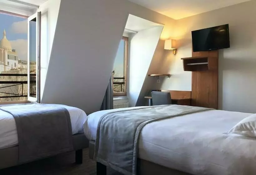 景色の見えるトリプルスタンダードルーム, Timhotel Montmartre