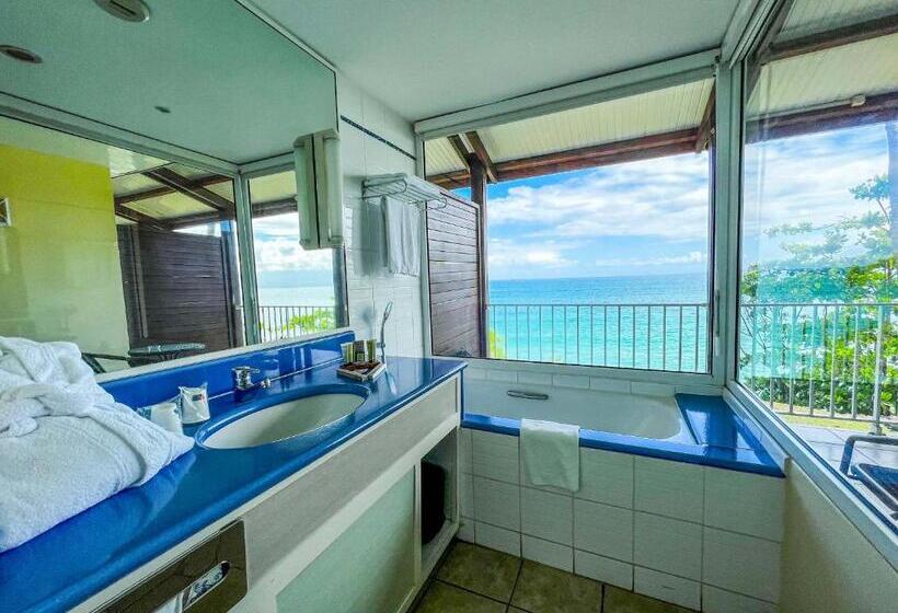 اتاق استاندارد با تخت دوبل و چشمانداز دریا, Auberge De La Vieille Tour