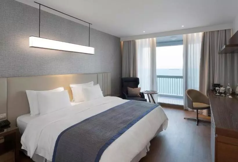 اتاق اجرایی با چشم‌انداز دریا, Makedonia Palace