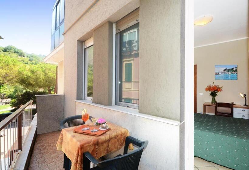 اتاق استاندارد با بالکن, Bike & Family Hotel Derby