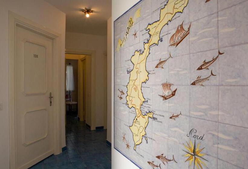 חדר סטנדרטי יחיד עם נוף לים, Chiaia Di Luna