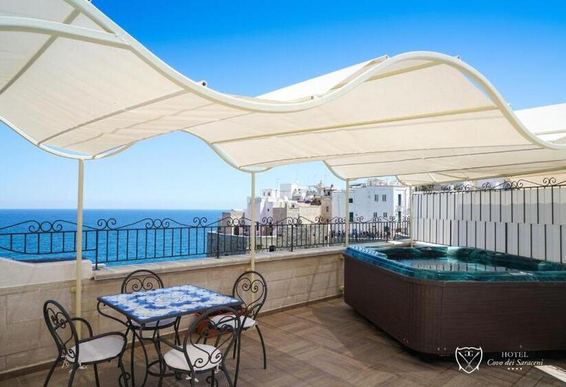 디럭스 룸 바다 전망, Covo Dei Saraceni