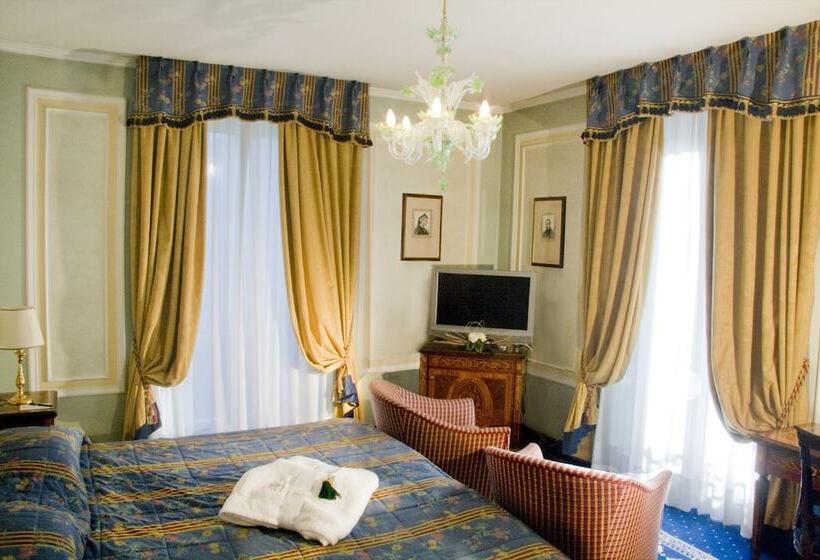 חדר סטנדרט נוף לגינה, Grand Hotel Des Iles Borromées & Spa