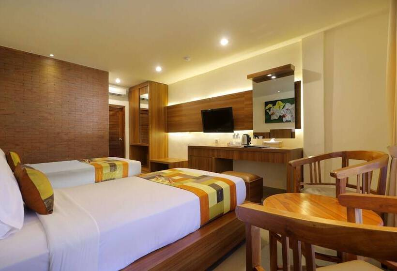 풀장 전망 디럭스 룸, Wina Holiday Villa Kuta Bali