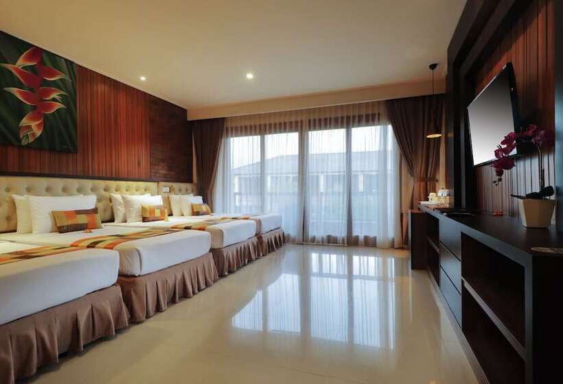 디럭스 4인 룸, Wina Holiday Villa Kuta Bali