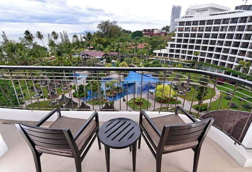 חדר אקזקיוטיב נוף לים, Shangrila Golden Sands, Penang