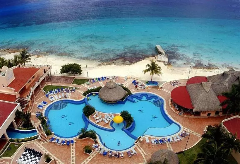 اتاق استاندارد با بالکن و چشمانداز دریا, El Cozumeleno Beach Resort All Inclusive