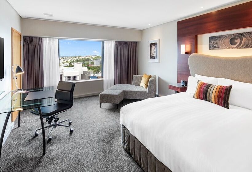 חדר סטנדרט מיטה זוגית עם נוף לעיר, Crowne Plaza Auckland, An Ihg