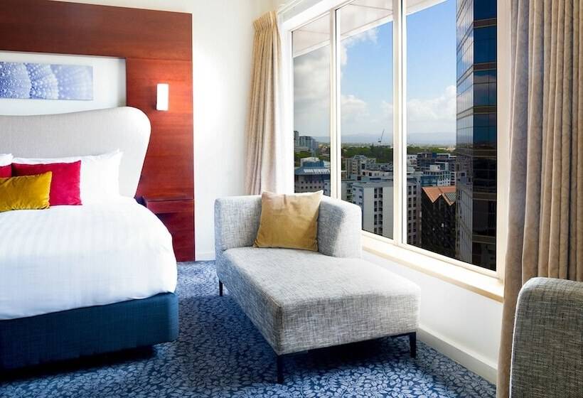 חדר סטנדרט מיטה זוגית עם נוף לעיר, Crowne Plaza Auckland, An Ihg