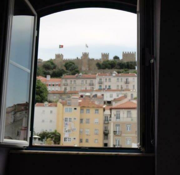 اتاق سوپریور با چشمانداز شهر, Grande Pensao Residencial Alcobia