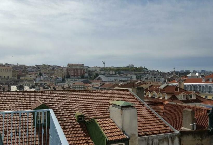 اتاق سوپریور با چشمانداز شهر, Grande Pensao Residencial Alcobia