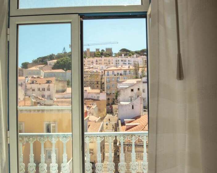 اتاق سوپریور با چشمانداز شهر, Grande Pensao Residencial Alcobia