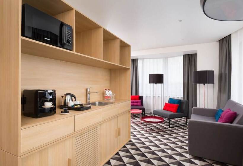 带1个卧室的行政公寓, Azimut Hotel Smolenskaya Moscow
