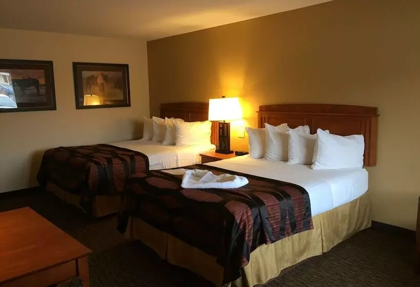 2ダブルベッドのスタンダードルーム, Best Western Plains Motel