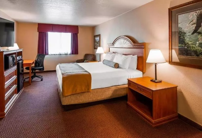 キングサイズベッドのスタンダードルーム, Best Western Bidarka Inn