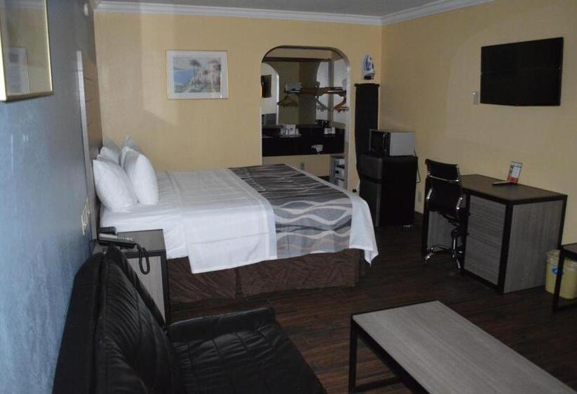 带大床的标准间, Americas Best Value Inn Fort Myers