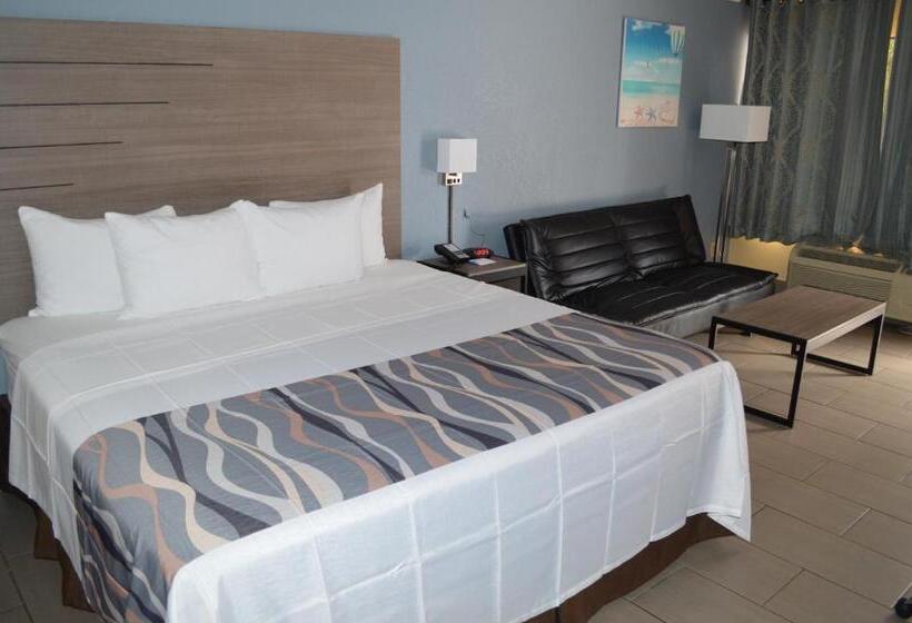 キングサイズベッドのスタンダードルーム, Americas Best Value Inn Fort Myers