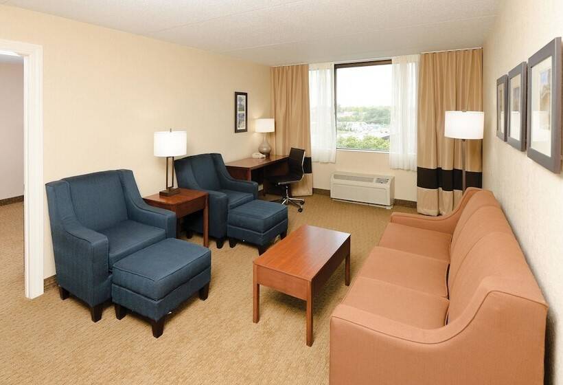 带河湖景观的套房, Comfort Inn & Suites Event Center