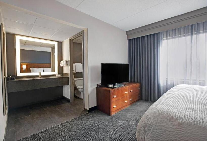 מיטת קינג בסוויטה, Courtyard Chicago Elmhurst/oakbrook Area