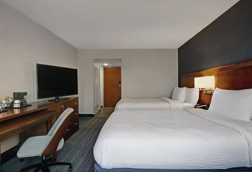 ２ダブルベッドのスタンダードルーム, Courtyard Chicago Elmhurst/oakbrook Area