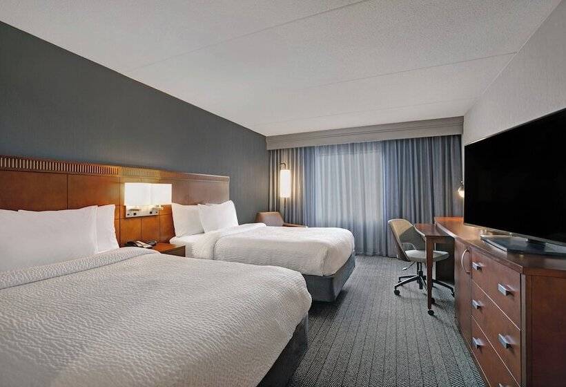 חדר סטנדרט שתי מיטות זוגיות, Courtyard Chicago Elmhurst/oakbrook Area