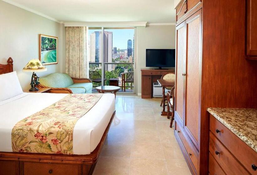 Номер Стандарт Двуспальная Кровать Вид на Город, Luana Waikiki Hotel & Suites