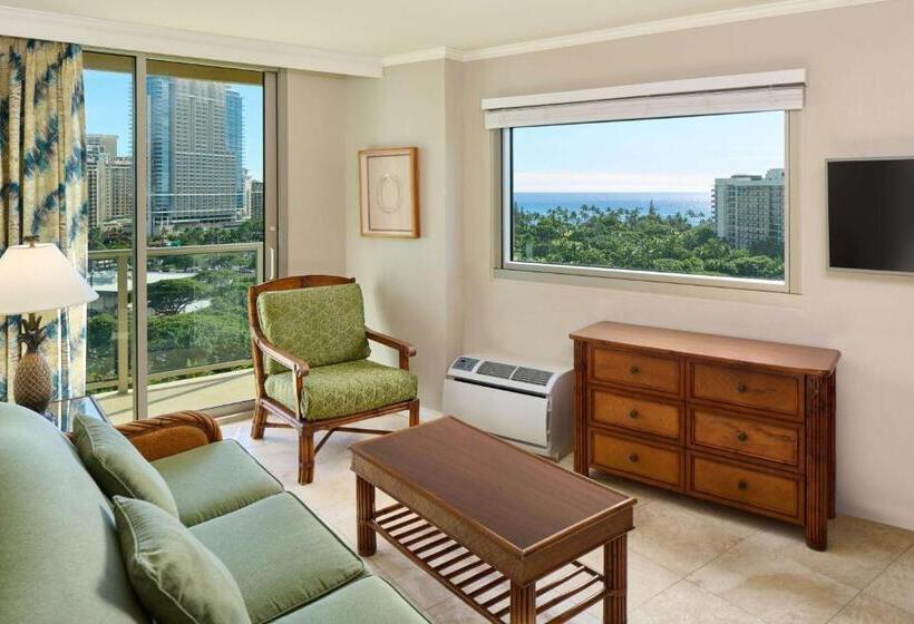 סוויטה נוף לים, Luana Waikiki Hotel & Suites