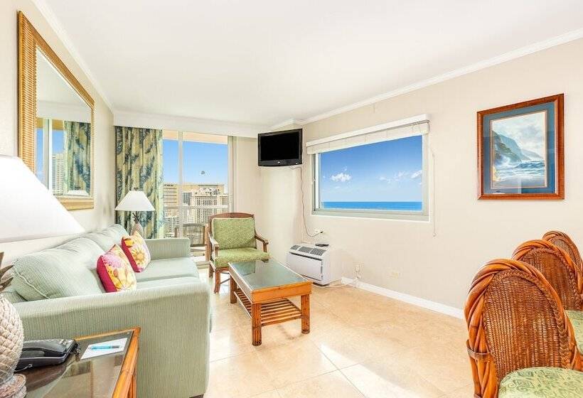 סוויטה נוף לים, Luana Waikiki Hotel & Suites