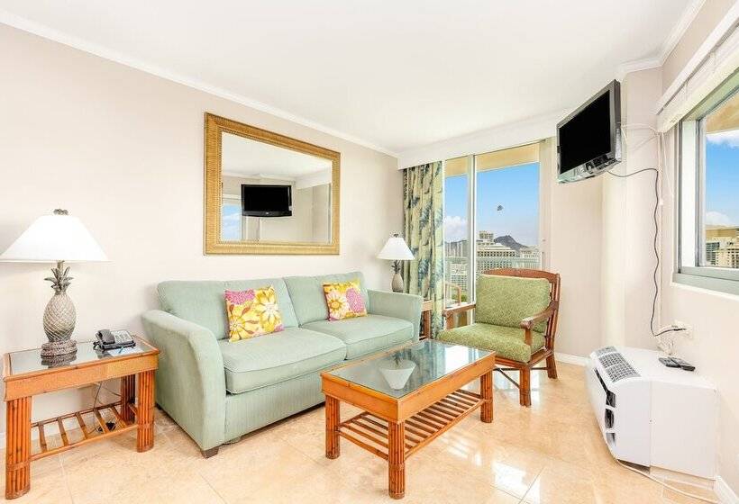 סוויטה נוף לים, Luana Waikiki Hotel & Suites