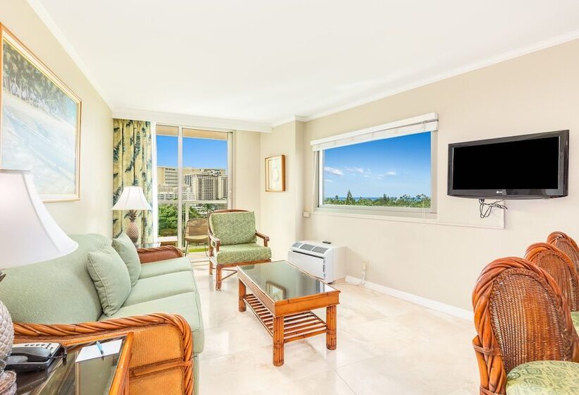 סוויטה נוף לים, Luana Waikiki Hotel & Suites