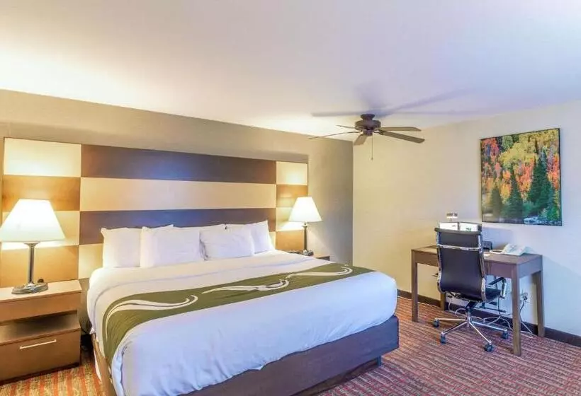 キングサイズベッドのスタンダードルーム, Quality Inn Near Rocky Mountain National Park