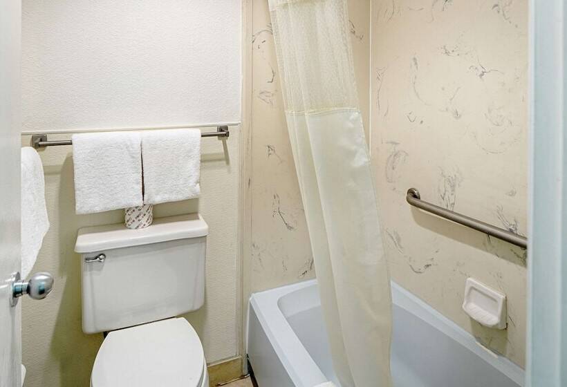 带2个双人床的标准工作室, Rodeway Inn At Nevada State Capitol