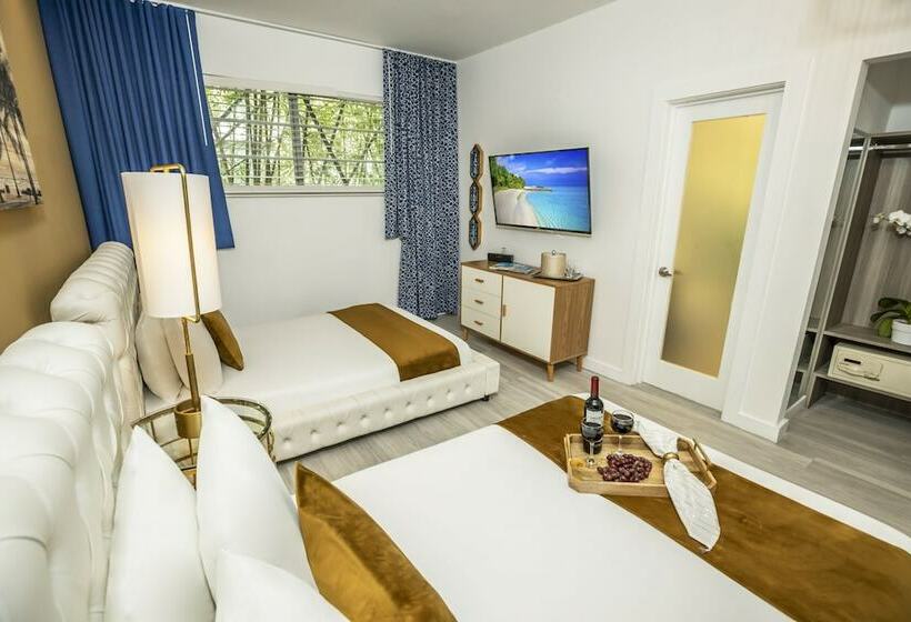 Номер Стандарт 2 Двуспальные Кровати, Catalina Hotel & Beach Club