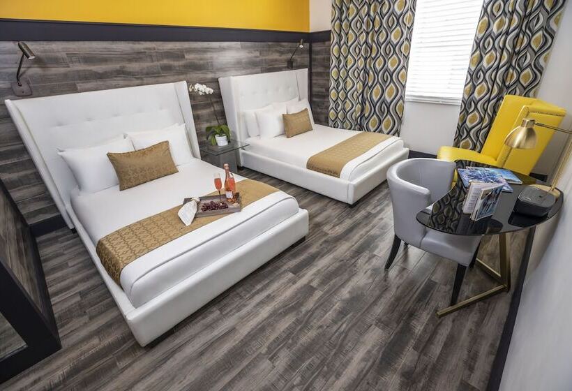 Номер Стандарт 2 Двуспальные Кровати, Catalina Hotel & Beach Club