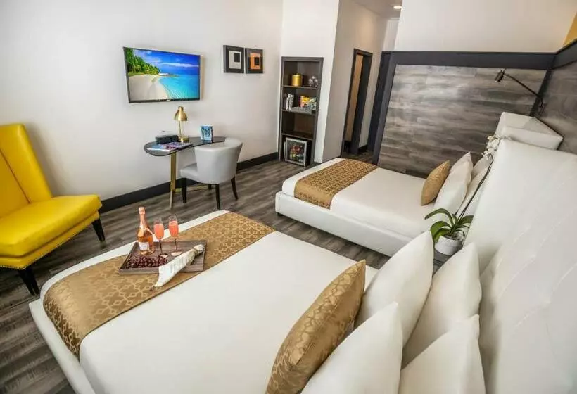 اتاق استاندارد با 2 تخت دوبل, Catalina Hotel & Beach Club